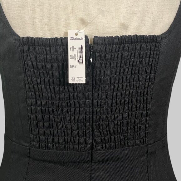 NWT Seamed Squareneck Midi Dress size 4 - Picture 8 of 15